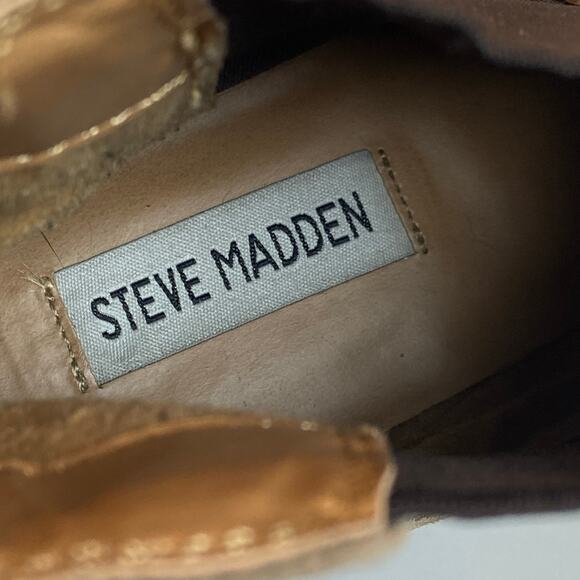 Steve Madden Dover Leather Boots Women's Size 10 - Picture 6 of 10